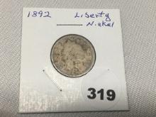 1892 'V' Nickel