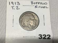 1913 Buffalo Nickel Var 2