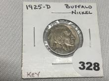 1925-D Buffalo Nickel KEY