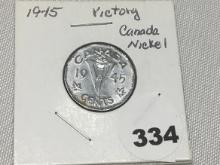 1945 Victory Canada Nickel