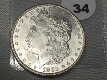 1883-CC Morgan Dollar, UNC
