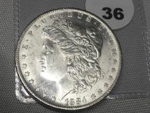 1884-O Morgan Dollar, AU
