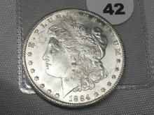 1884-CC Morgan Dollar, AU