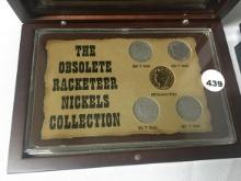 The Obsolete Racketeer Nickels Collection