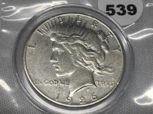 1926-S Peace Dollar, Capsulated