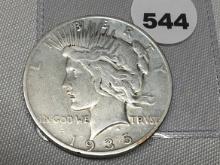 1935-S Peace Dollar, Capsulated
