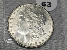 1889 Morgan Dollar, AU