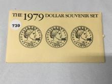 1979 Susan B. Anthony Dollar Souvenir Set