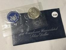 1973-S Eisenhower Silver Dollar, UNC