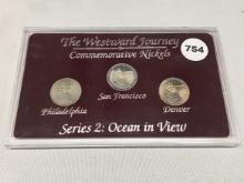 The Westward Journey Comm. Nickels
