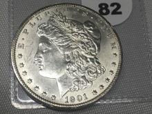 1901-O  Morgan Dollar, AU