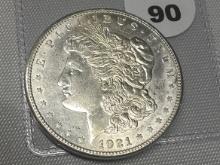 1921-S Morgan Dollar, AU