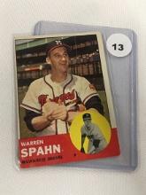 1963 Topps Warren Spahn #320