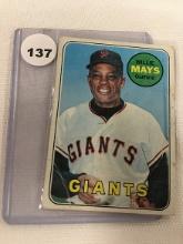 1969 Topps #190, Willie Mays