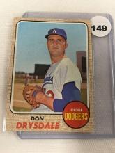 1968 Topps #145, Don Drysdale