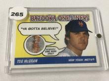 2004 Topps Tug McGraw with Game Worn Jersey