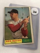 1961 Topps #375, Ken Boyer