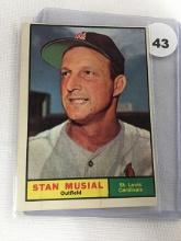 1961 Topps #290, Stan Musial