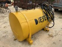 Yellow Diesel Tank w/ Pump