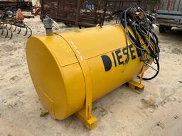 Yellow Diesel Tank w/ Pump