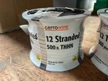 (1) 500ft Roll Of 12 Stranded Wire