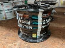 (1) 500ft Roll Of 12 Solid Wire
