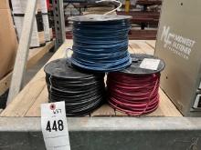 (3) Rolls 12AWG Stranded Wire Blue, Red, & Black