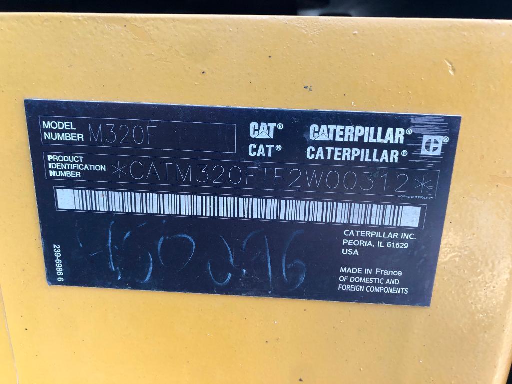 2018 Caterpillar M320F Wheel Excavator