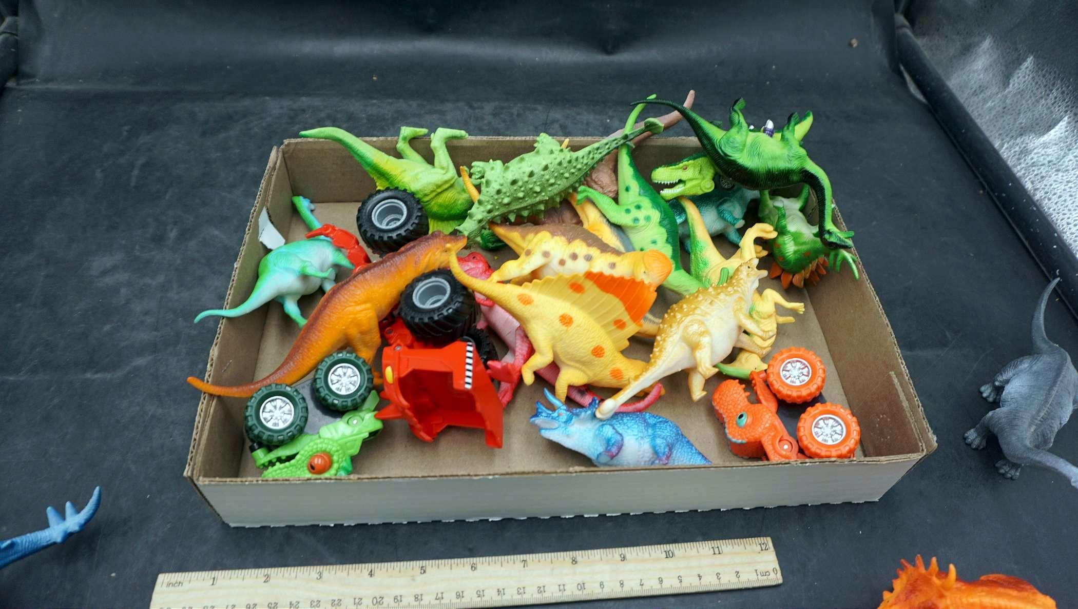 Toy Dinosaurs & Truck