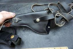 Leather Holster W/ Belt & Nylon Holster