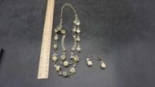 Matching Necklace & Earrings Set