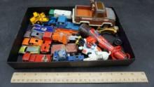 Old Metal Toy Vehicles & Some Plastic Toy Vehicles, Tootsie Toy Truck