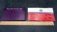 1987 United States Proof Set & 1987 Uncirculated Coin Set