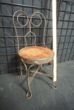 Metal & Wooden Chair