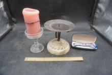 Candle Holders & Glasses In Case