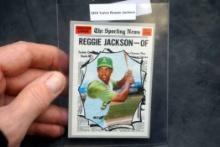 1970 Topps Reggie Jackson Baseball Card