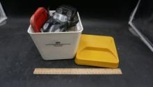 Platte Co Op Container W/ Car, Mini Metal Trays, Pots & Pans