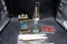 2 Pc. Candleholder, Lantern, Tea Lights & Candlesticks