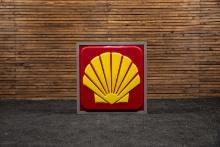 1990s Shell Gas Single-Sided Lighted Sign