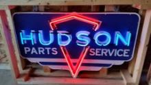 Custom Hudson Sales-Service Neon Lighted Sign