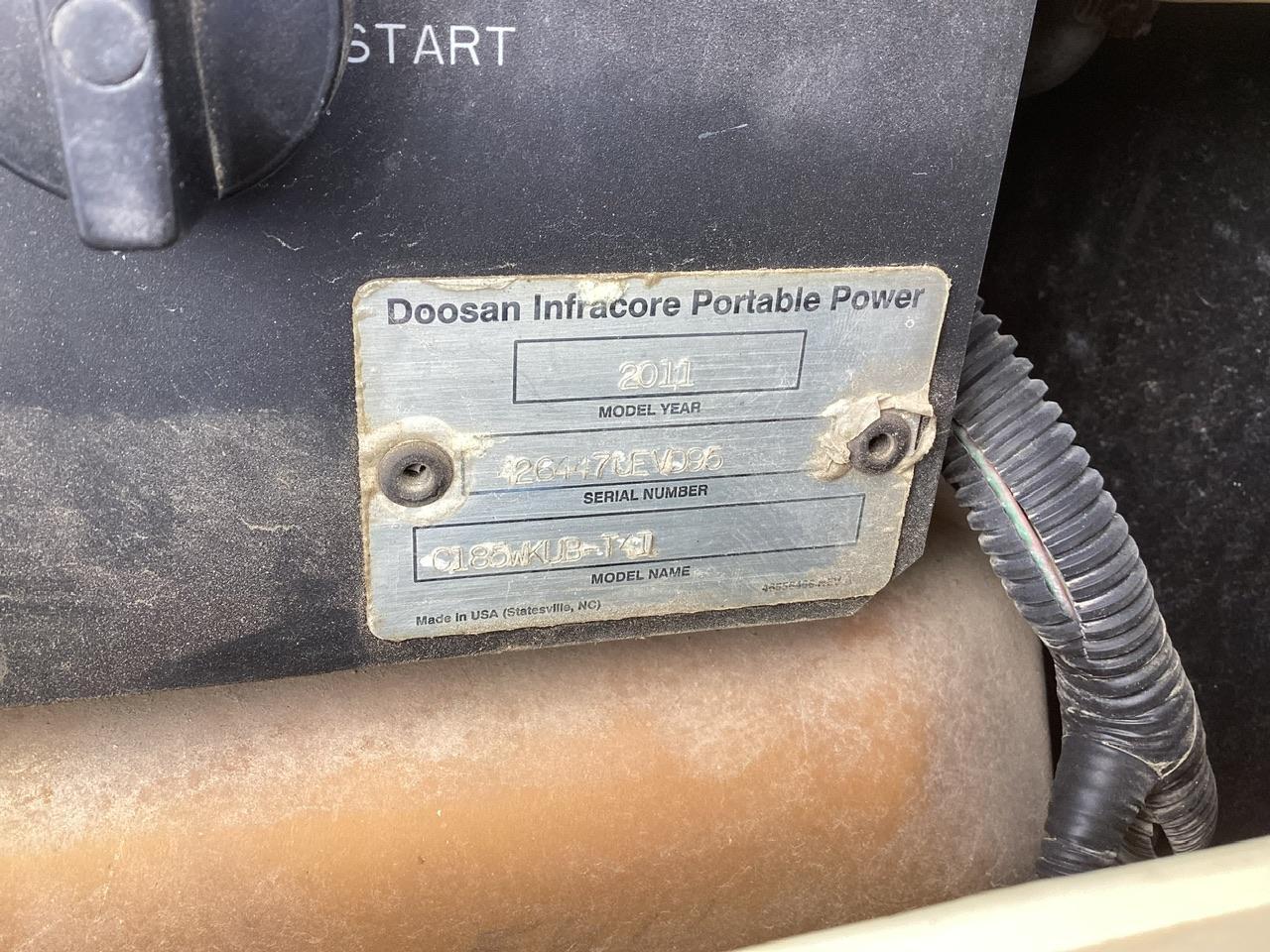 Doosan C185 Towable Air Compressor