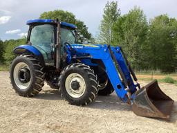 New Holland T6020 Tractor w/ NH 840TL Loader