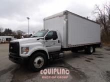 2018 FORD F-650 24 FT BOX TRUCK WITH LIFT GATE