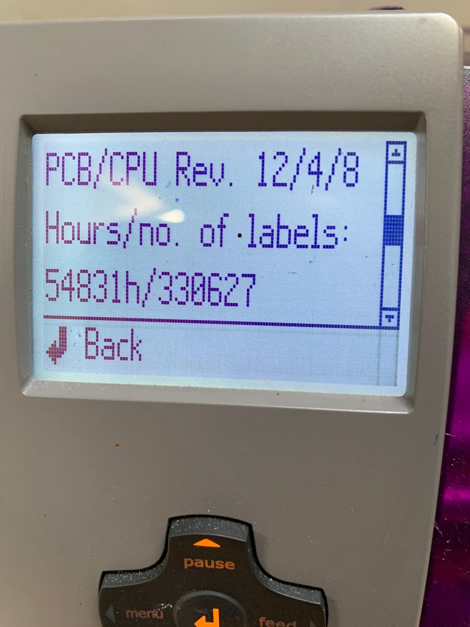 Quick Label Systems Pronto 486 Barcode Label Printer