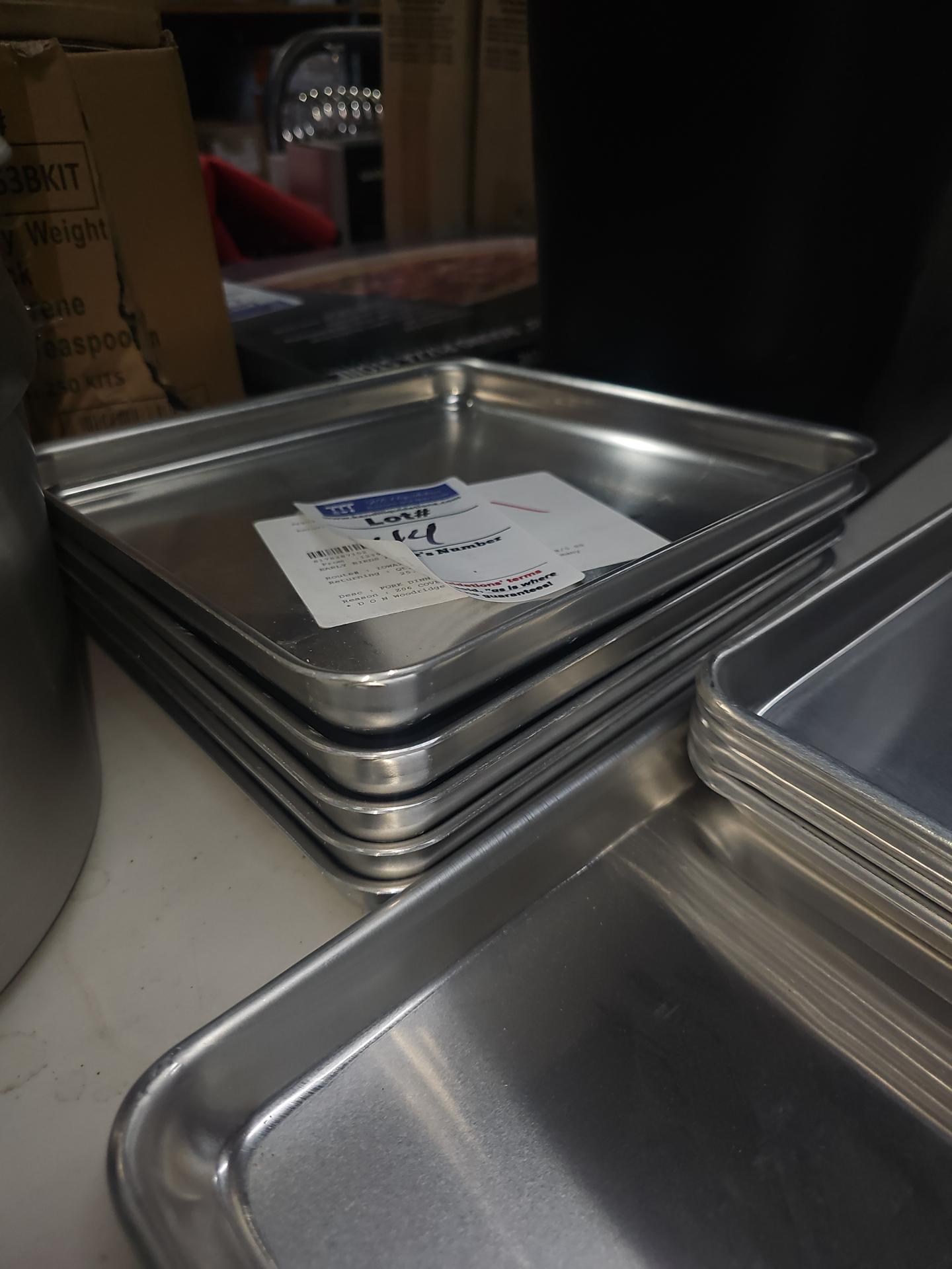 Square 10" x 10" Aluminum pans