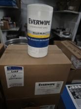Everwipe disinfectant wipes 75ct per canister (sold per canister) 7" x 7"