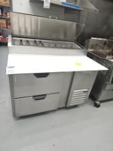 Beverage Air Refrigerated pizza prep table