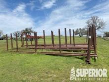 (21-3) (2) 7'H x 35'L 4-Section Upright Pipe Racks
