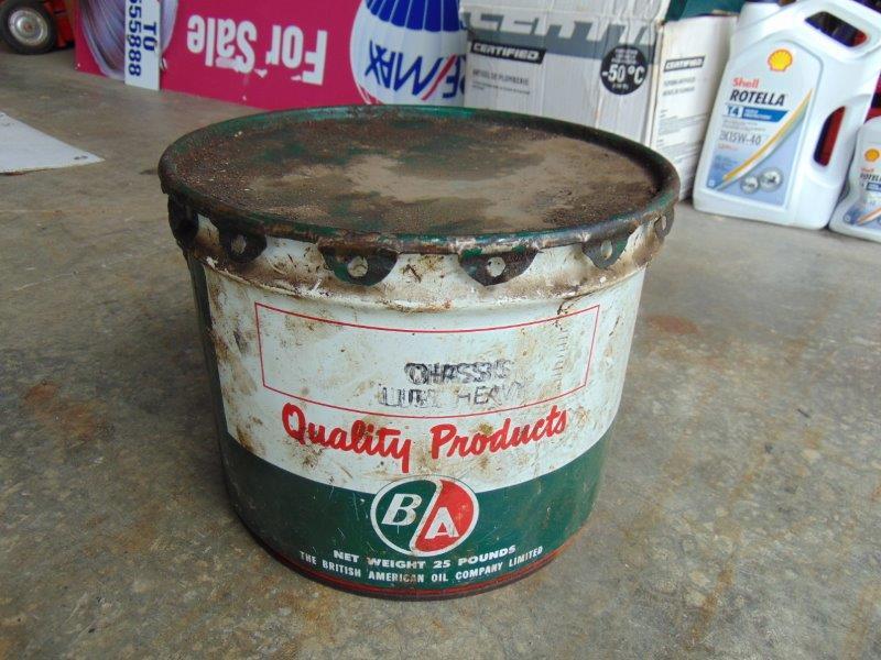 B-A Gas Station Chassis Grease Can - 25lb