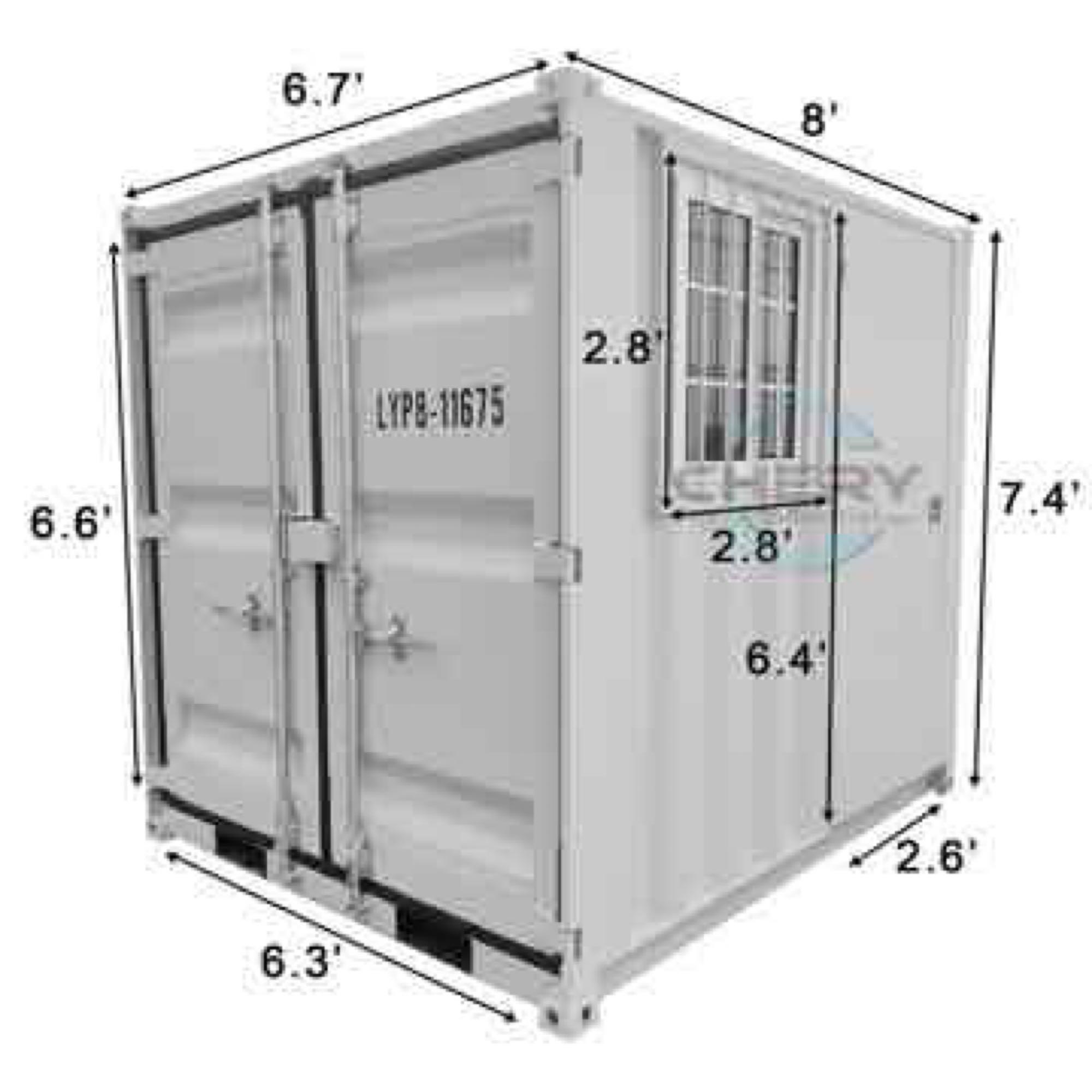Unused 2024 8ft Container [YARD 2]
